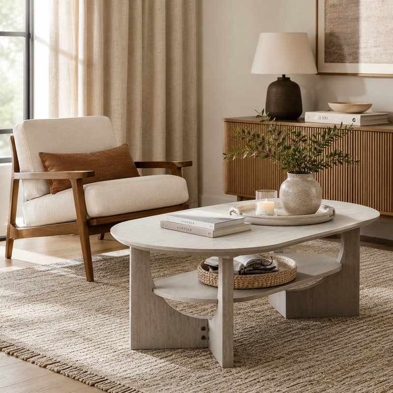 Table basse Modern Modern, Pierre