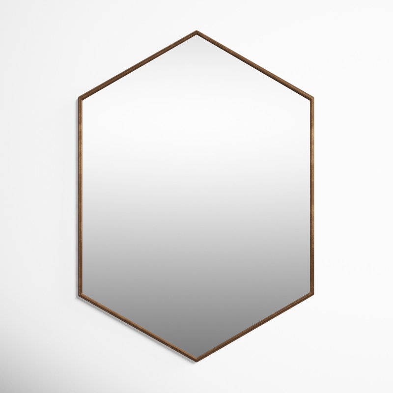 Breckler Metal Mirror, 31" x 22", Bronze