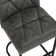 Upholstered Modern Barrel Counter Stools With Metal Frame