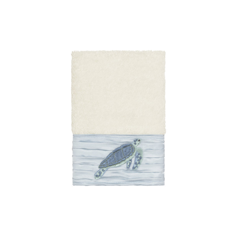 Mia Turkish Cotton Midweight Washcloth, Cream