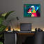 Art mural en verre «Boxer» par Mark Ashkenazi Latitude Run®, ACR-47327-1210945567