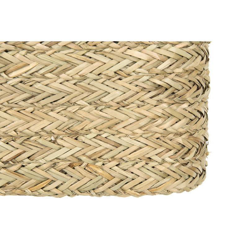 Handwoven Seagrass Wall Mount Baskets with Handles