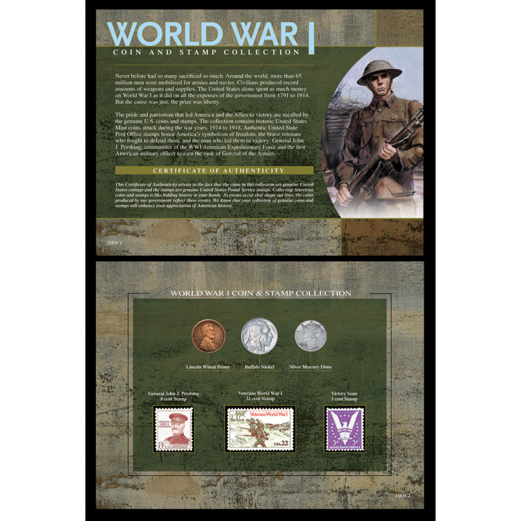 " World War I Coin And Stamp Memorabilia " American Coin Treasures