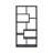 10-Shelf Bookcase In Cappuccino Finish-1609352248-1609352249