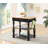 Black Kitchen Island