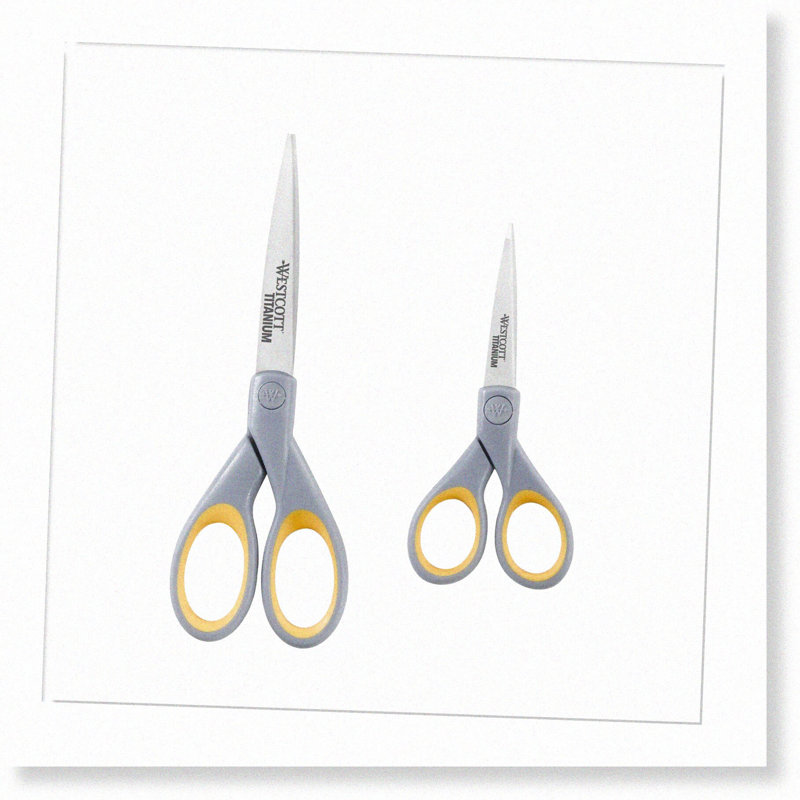 Titanium-Bonded 5 Point Scissors 2 Pack