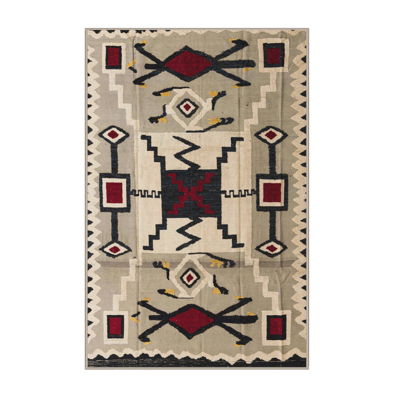 Abstract Indoor Rug, Rectangle 8' x 10'