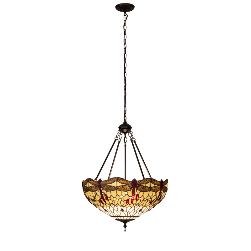 Luminaire suspendu en forme de bol à 3 lumières Freyja
