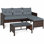 Tomalin 4 - Person Patio Conversation Set with Cushions