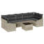 289cm Wide Patio Sofa with Cushions