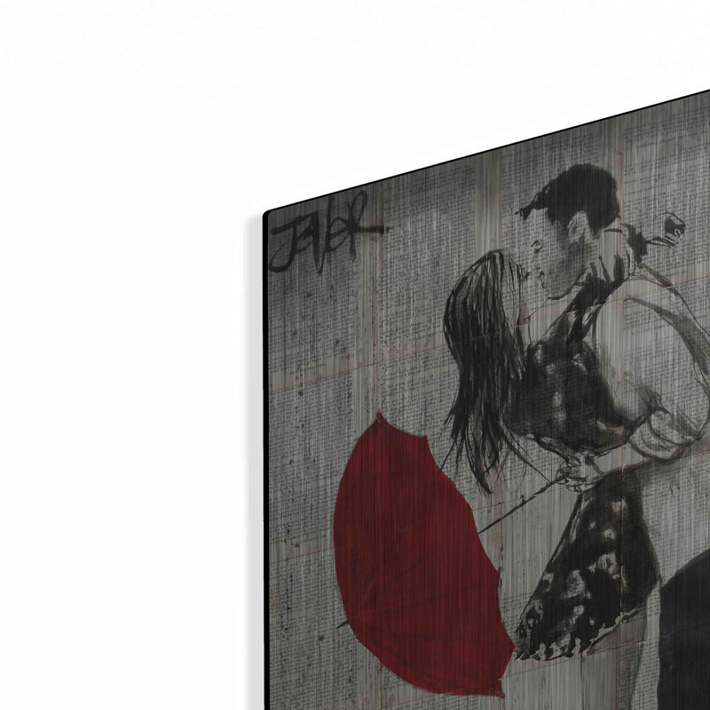 «Never Mnd The Rain» par Loui Jover, H 24 po x l 16 po