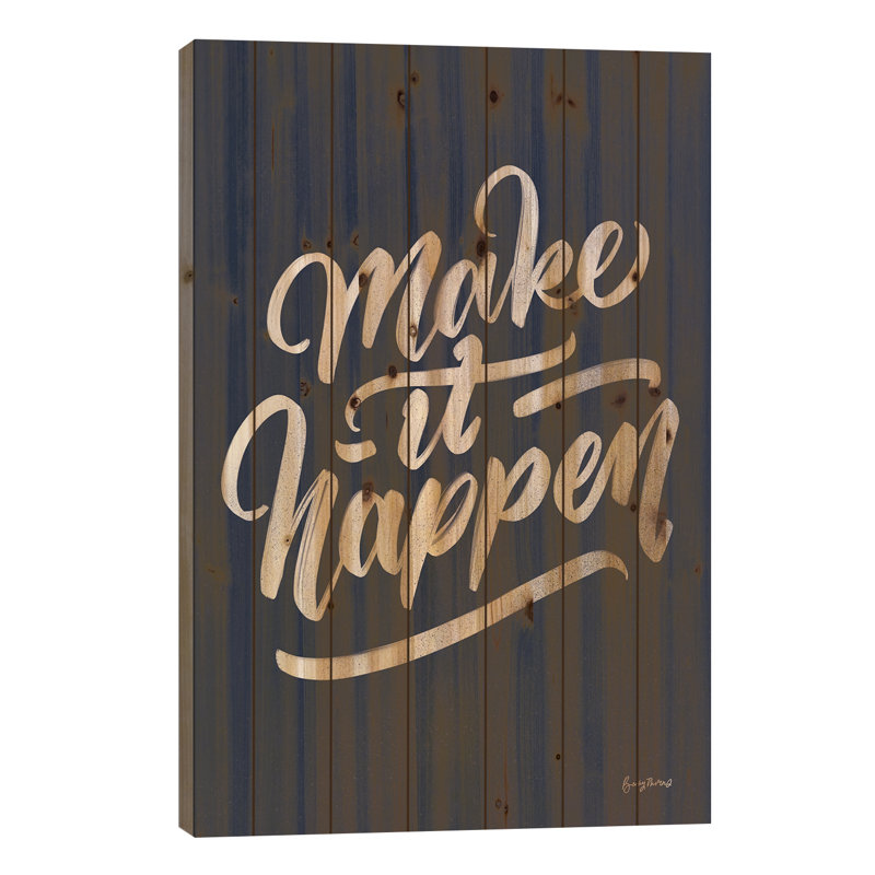 Mots encourageants - Happen, H 26 po x l 18 po x P 1,5 po
