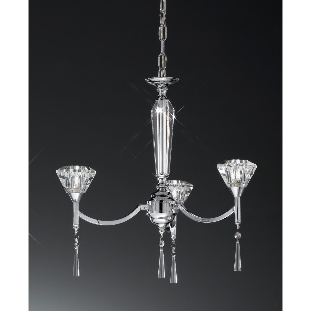 3 - Light Shaded Chandelier