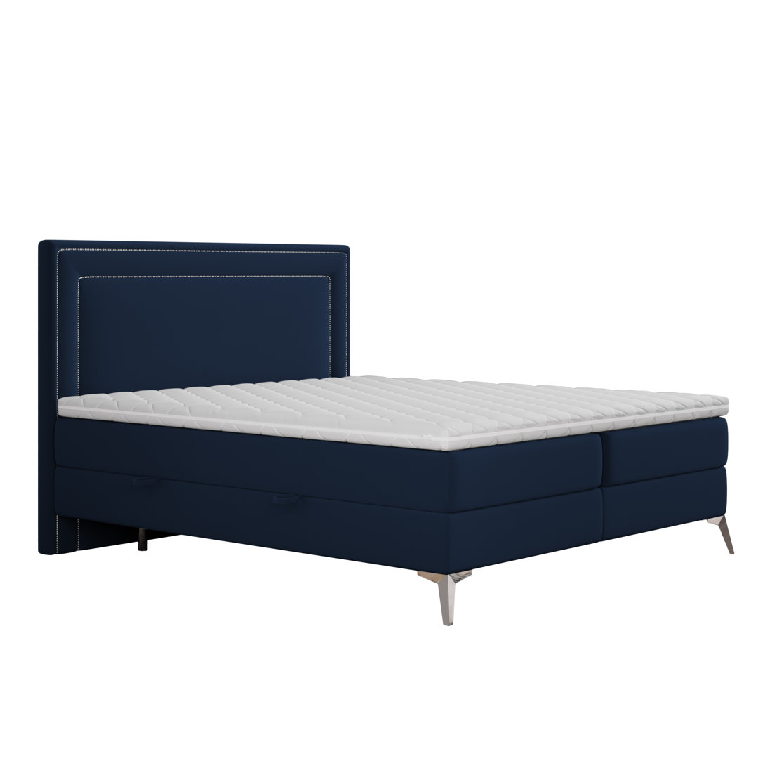 Boxspringbett Lancey mit Topper und Stauraum