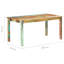 Curry Solid Wood Top Dining Table-2112652238