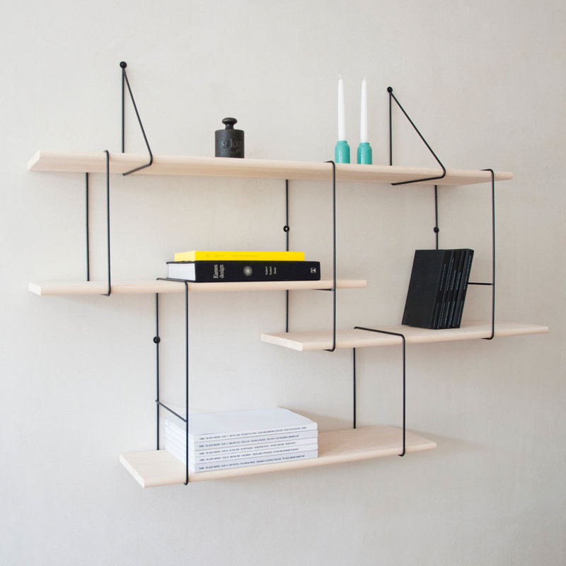 Link 4 Piece Accent Shelf, Ash