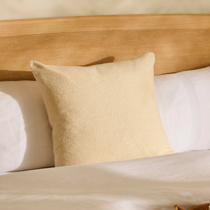 Textured Cushion Cover - Clay, Square 57cm