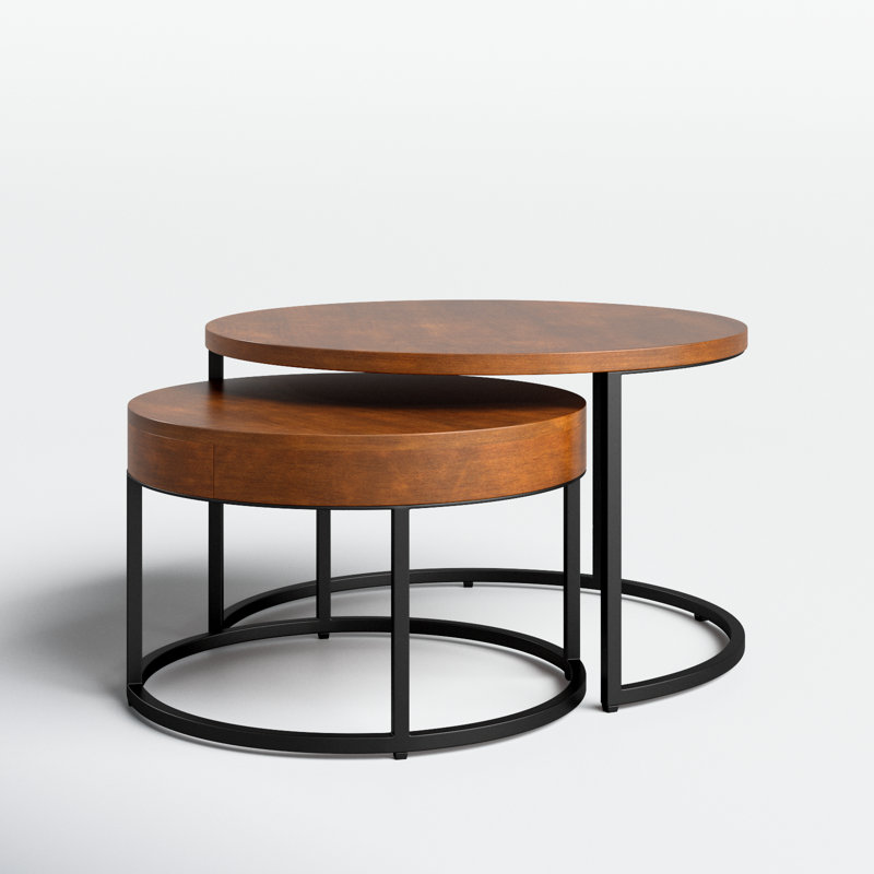 Ensemble de tables basses 2 pièces Ander