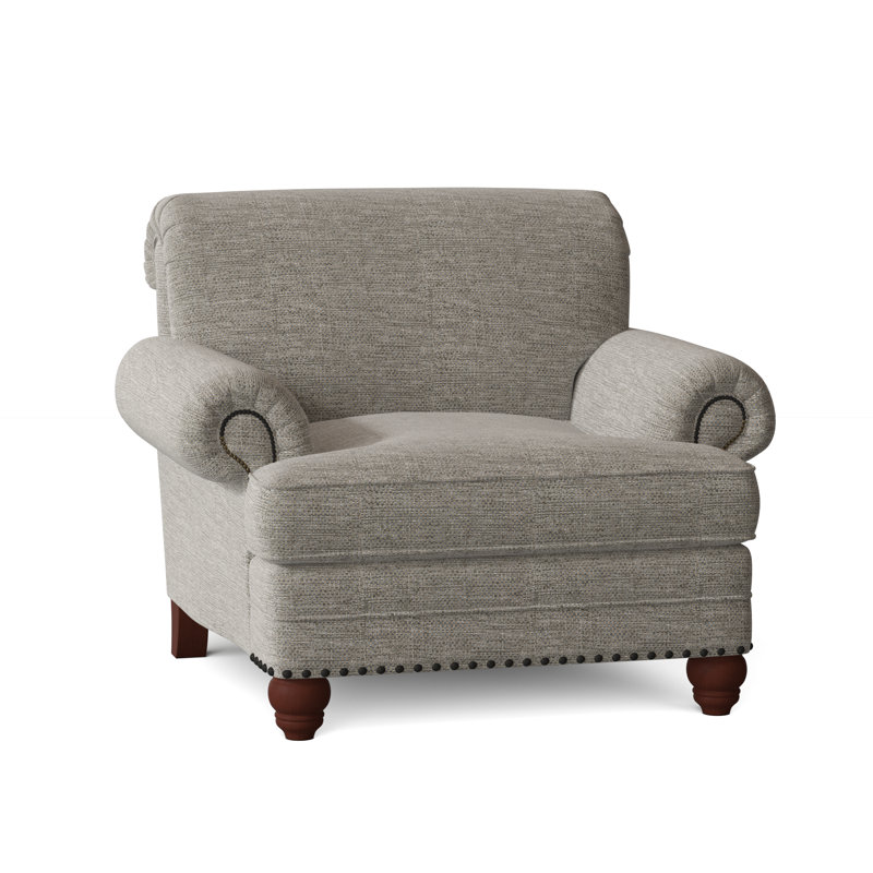 Fauteuil Ballester, Chenille performance sable 10 Beantown, Manhattan, Laiton clair