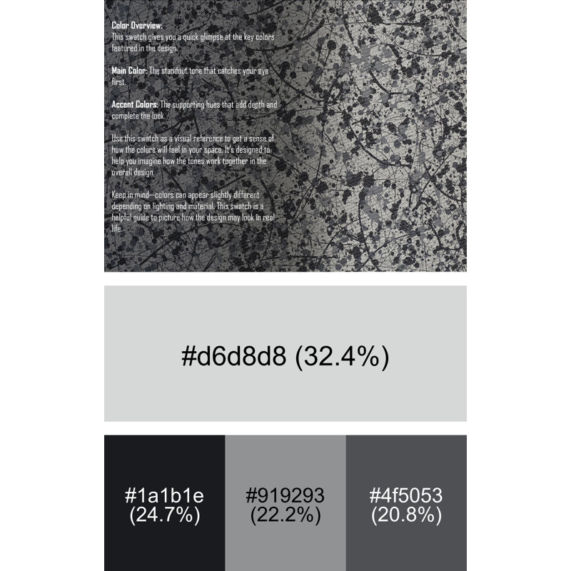 Tapis gris Power Loom, Rectangle 5 pi x 7 pi
