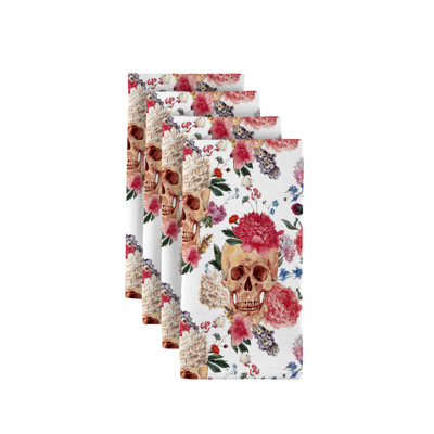 Lockett Polyester Floral Square Napkin
