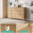 Fluted 6-Drawer Dresser with Solid Wood Legs-1537816421