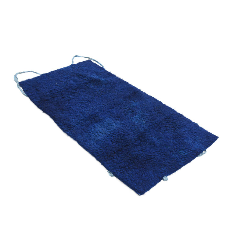 Tapis bleu foncé Ottilie