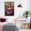 Cadre flottant Graffiti sur Mona Lisa, design par Masters Redux-187702666-187702669