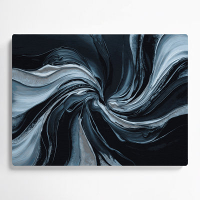 Lyrical Abstraction 46 Gray Metal Wall Art