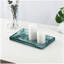 Organisateur de plateau de salle de bain en résine pour comptoir de meuble-lavabo, bijoux, parfums, bougies et articles de toilette, solution de rangement imperméable et durable pour la décoration intérieure-984400279