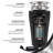 TITAN SLIM-LINE 3/4 HP Continuous Feed Garbage Disposal with Cord