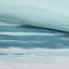 Édredon et courtepointe à imprimé seersucker - bleu tempête, bleu sarcelle 100% 1 courtepointe, 2 taies décoratives, coussin décoratif 8 rayures aquarelles-124544227-124544226