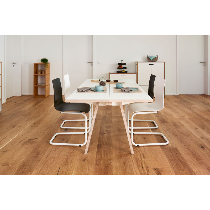 48cm H Upholstered Dining Chair, White