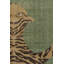 Distressed Homage Hand Knotted Wool Animal Print Area Rug-363600164