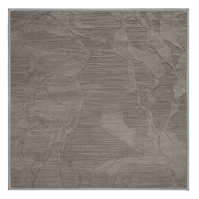 Tapis abstrait gris lavable à la machine