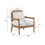 Chaises confortables en bois massif style Mid-Century moderne
