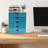 Alischa 12.2'' H X 10'' W Wood Desk Organizer with 5 Drawers
