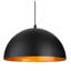 1 - Light Black Dome Pendant