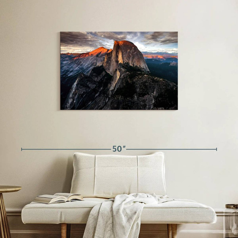 Le demi-dôme d'Alvord Yosemite, H 24 po x l 36 po