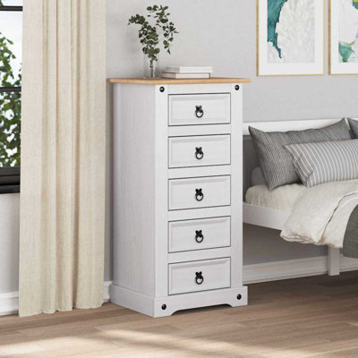 53cm W Solid Wood Bedside Table
