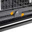 52.5cm Iron Flat Top Breeder Bird Cage with Perch-736273027