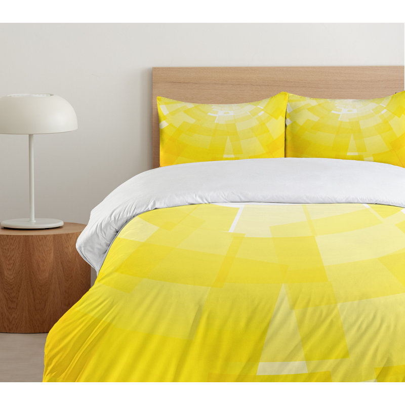 Modern & Contemporary Polyester Abstract Duvet Cover