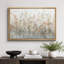 Œuvre abstraite botanique neutre avec formes florales douces, images de salon, impression sur toile encadrée-999791396-999791400
