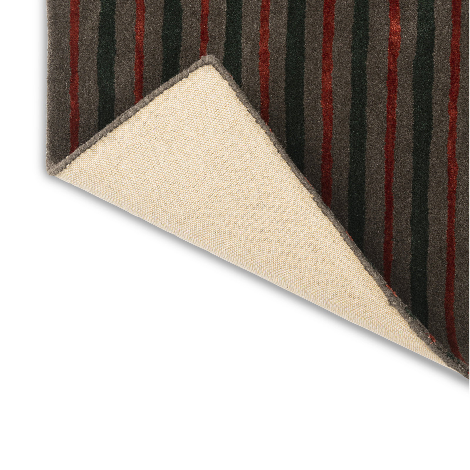 Decor Hand-Tufted Striped Rug, Rectangle 6'7'' x 9'2''