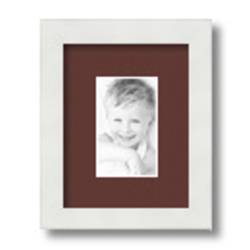 Matte Picture Frame with Mat, Maroon