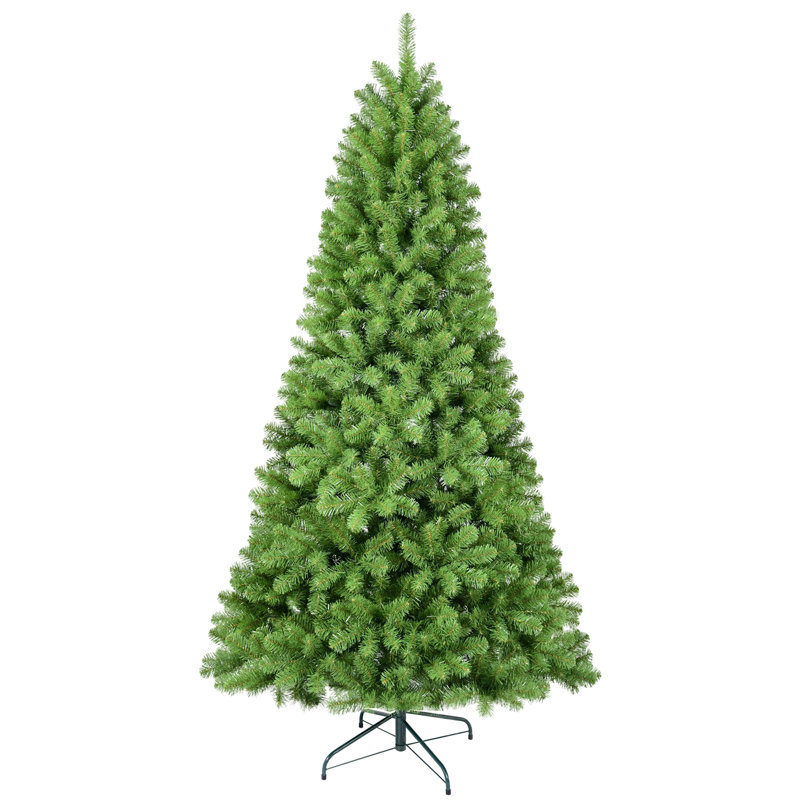 Arbre de Noël avec fil mémoire, arbre en PVC artificiel à charnière, arbre de Noël vert facile à installer pour la décoration intérieure des Fêtes