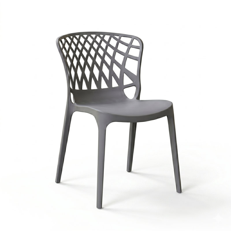 Upholstered Dining Chair, Gray
