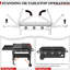 Foldable 3-Burner Gas Grill & Griddle - Powerful 45,000 BTU for Outdoor, Camping & Patio