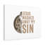 Washed Away My Sin - Wrapped Canvas Print-1795892910
