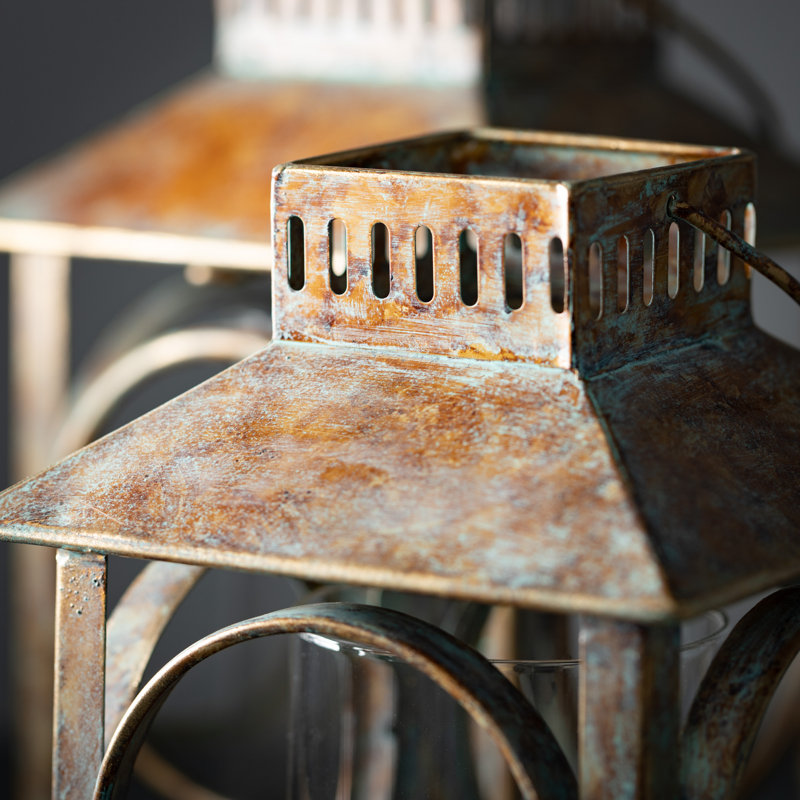 14'' H Metal Tabletop Lantern